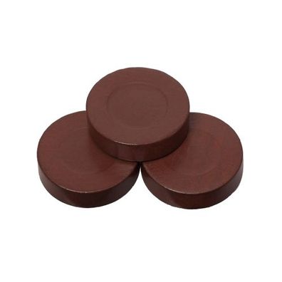 Spielsteine - rund - Holz - braun - 30 x 8 mm