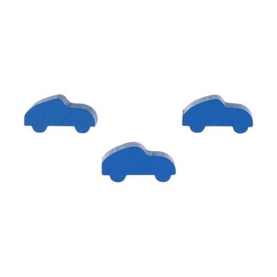 Sportwagen - Auto - 25x11x8mm - blau