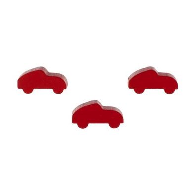 Sportwagen - Auto - 25x11x8mm - rot