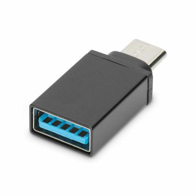 Digitus USB Type-C Adapter, Type-C - A, schwarz