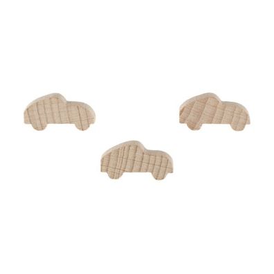 Sportwagen - Auto - 25x11x8mm - natur