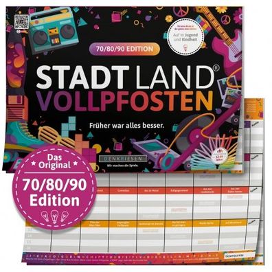 STADT LAND Vollpfosten - 70-80-90 Edition - Früher war alles besser (DinA4-Format)