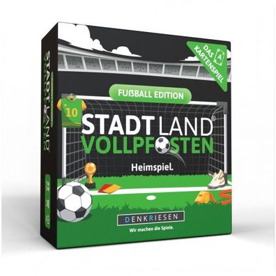 STADT LAND Vollpfosten - Das Kartenspiel - FUßBALL Edition - Heimspiel. - deutsch