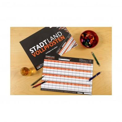 STADT LAND Vollpfosten - XXL-Spielblock (DIN-A3-Format)