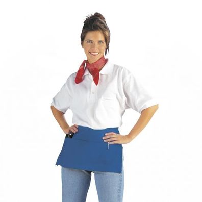 Taschenschürze - königsblau - 50x27 cm