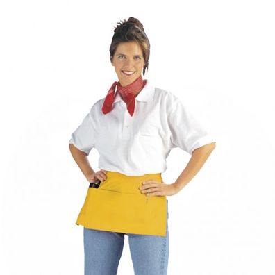 Taschenschürze - gelb - 50x27 cm