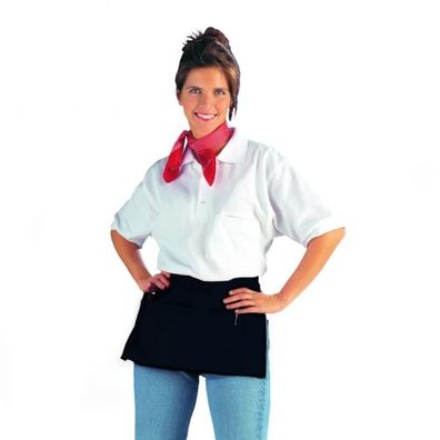 Taschenschürze - schwarz - 50x27 cm