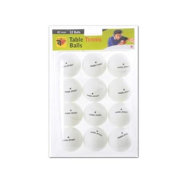 Tischtennis - Bälle - 1-Stern - weiss - 12 Stück