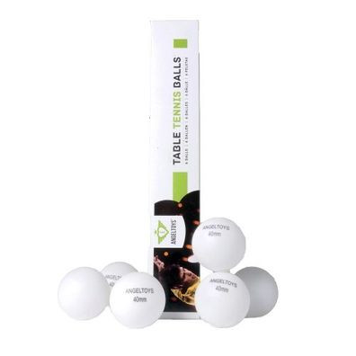 Tischtennisbälle 40mm - weiß - 6 Stück