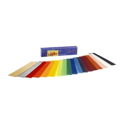 Wachsfolien Hauptsortiert 18 Stück 20 x 4 cm