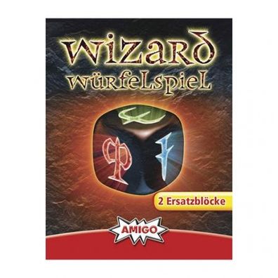Wizard Würfelspiel - Ersatzblöcke (2 Stück) - deutsch