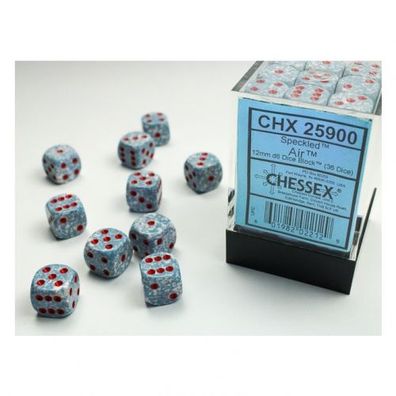 Würfel - 12 mm - Speckled Air (Würfelset 36 x W6)