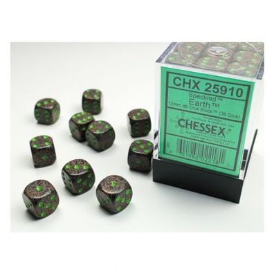 Würfel - 12 mm - Speckled Earth (Würfelset 36 x W6)