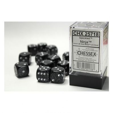 Würfel - 16mm - Speckled Ninja (Würfelset 12 x W6)