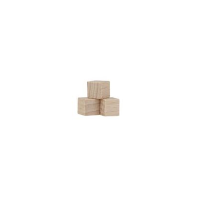 Würfel - Quader - kantig - 8mm - natur
