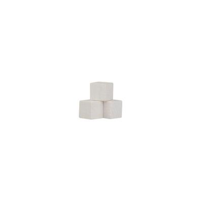 Würfel - Quader - kantig - 8mm - weiss