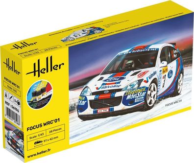 Heller 1:43 56196 Starter KIT Focus WRC'01