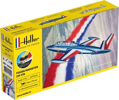 Heller 1:72 56220 Starter KIT Fouga Magister CM 170