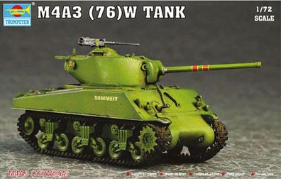 Trumpeter 1:72 7226 M4A3 76(W) Tank