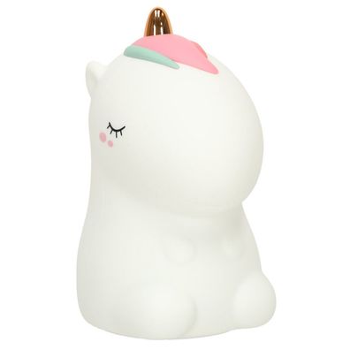 Kinder Silikon Batterie Nachtlicht weiß RGB Einhorn