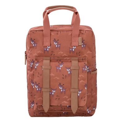 Fresk Rücksack - Grosse, 38x28x10 cm, Farbe Hirsch bernsteinbraun