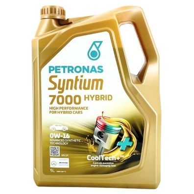 Petronas Syntium 7000 Hybrid 0W-16 SP 5 Liter