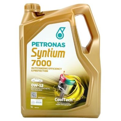 Petronas Syntium 7000 0W-12 5 Liter