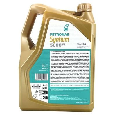 Petronas Syntium 5000 FR 5W-20 SN 5 Liter