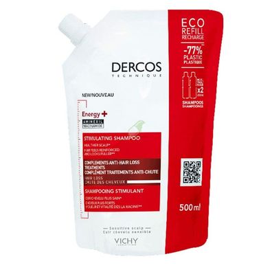 DERCOS stimulating shampoo ecorefill 500ml