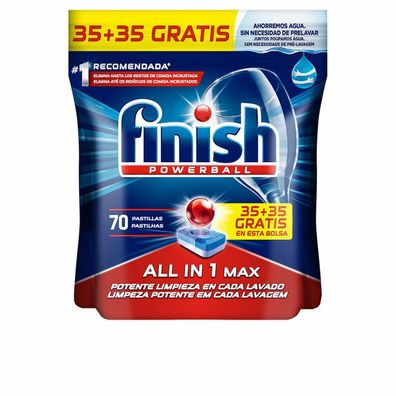 FINISH Powerball ALL IN ONE dishwasher 70 tablets