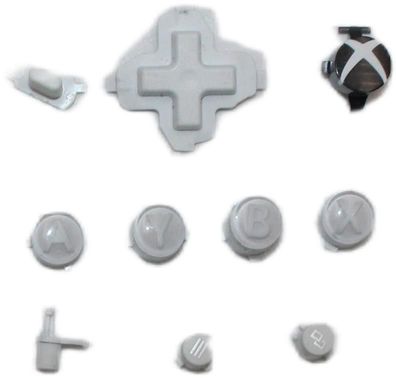 XBOX Elite Series 2 Controller Buttons A Y X B Steuerkreuz weiss Model 1797 gebraucht