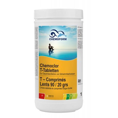 Chemoform Chemoclor T-Tabletten 20 g Chlortabletten zur Dauerdesinfektion 1 kg