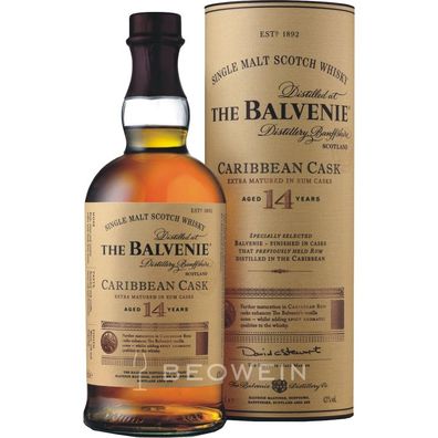 Balvenie 14 Jahre Caribbean Cask 0,7 l