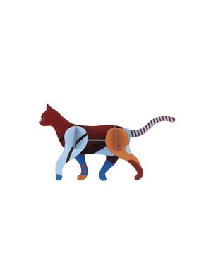 Studio ROOF Ornament, Bastel-Set, 3D Wandobjekt - Katze