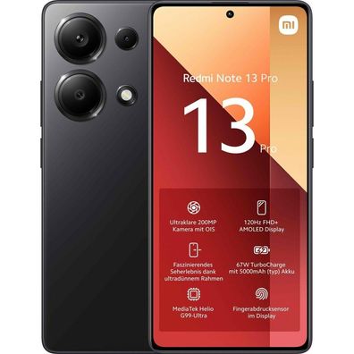 Redmi Note 13 Pro 256GB (Midnight Black, Android 13, LTE)