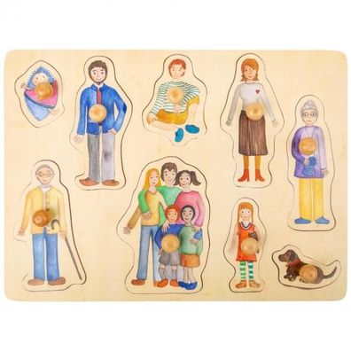 Setzpuzzle Familie und Freunde