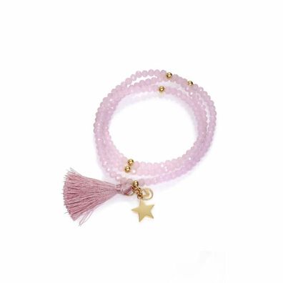 Perlenarmband mit Kiss-Stern 15019P01019