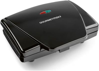 Gourmetmaxx Waffeleisen Schwarz – 750?W, Belgische Waffeln Thermostat
