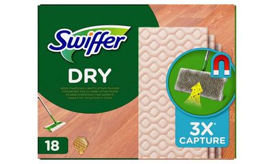 Swiffer Bodenwischer Trockene Bodentücher für Holz & Parkett Wischer ideal gegen