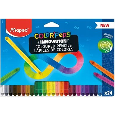 maped Color Peps Buntstifte farbsortiert, 24 St