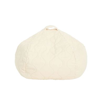 Nobodinoz Landscape Sitzsack - Runder, 65 x 40 cm, Farbe Natural