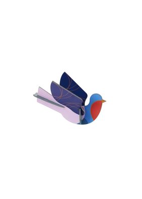 Studio ROOF Ornament, Bastel-Set, 3D Wandobjekt - Taube