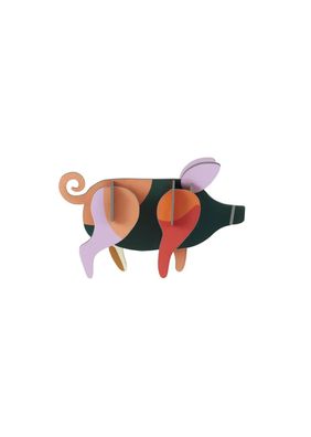 Studio ROOF Ornament, Bastel-Set, 3D Wandobjekt - Schwein
