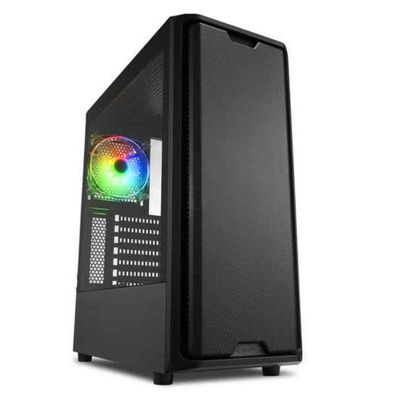 Sharkoon Gehäuse SK3, RGB, ATX, 1xGlas schwarz
