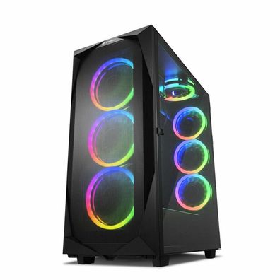 Sharkoon Gehäuse REV300, ATX/E-ATX 2xGlas schwarz