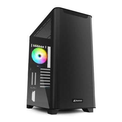Sharkoon Gehäuse M30, RGB, ATX, 1xGlas schwarz
