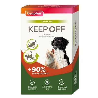 Beaphar KEEP OFF Outdoor Fernhalte-Granulat für Hunde und Katzen - 2x 200 g