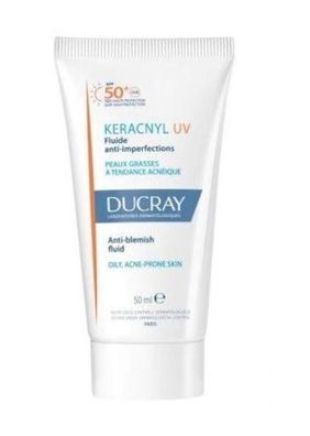 Ducray Keracnyl UV Fluid gegen Unvollkommenheiten SPF 50 + , 50 ml