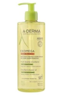 A-Derma Exomega Control Duschoel fuer trockene Haut, neigt zu atopischem Ekzem, 50