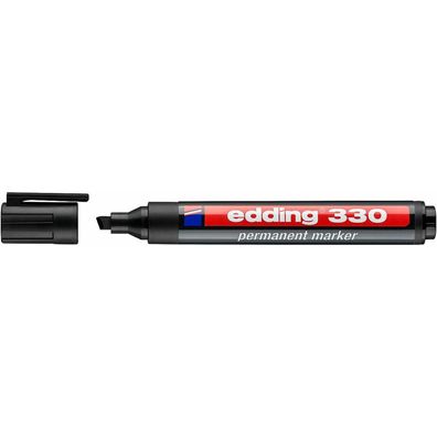 10 edding 330 Permanentmarker schwarz 1,0 - 5,0 mm